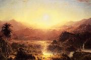 Frederic Edwin Church Andes of Eduador oil on canvas